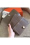 Hermes Dogon-Duo Wallet I Taupe Clemence Læder