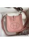 Hermes Evelyne Mini Håndlavet Taske i Pink Clemence Læder