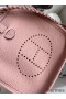 Hermes Evelyne Mini Håndlavet Taske i Pink Clemence Læder