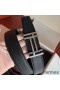 Hermes H Au Carre Bælte Spænde & 32mm Sort Rem