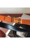 Hermes H Au Carre Bælte Spænde & Orange Rem 32mm