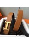 Hermes Bælte Spænde & Brown Epsom 32 MM Rem
