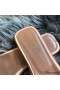 Hermes Oran Sandaler I Beige Struds Læder