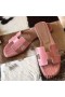 Hermes Oran Sandaler I Pink Shiny Niloticus Krokodille