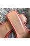 Hermes Oran Sandaler I Rød Patent Leather
