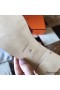 Hermes Oran Sandaler I Rose Scheherazade Skinnende Niloticus Krokodille