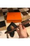 Hermes Oran Slide Sandaler I Sort Clemence Læder
