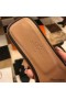 Hermes Oran Slide Sandaler I Sort Clemence Læder