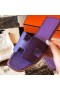 Hermes Oran Slide Sandaler I Crocus Epsom Kalveskind