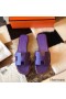 Hermes Oran Slide Sandaler I Crocus Epsom Kalveskind