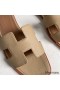 Hermes Oran Slide Sandaler I Grøften Epsom Kalveskind