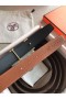 Hermes Quizz 32mm Reversibel Bælte I Brun Clemence Læder