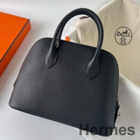Hermes Bolide 1923 25 Håndlavet Taske I Sort Evercolor Kalveskind