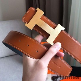 Hermes Constance 2 Bælte Spænde & Guld/Noir Swift-42MM Rem